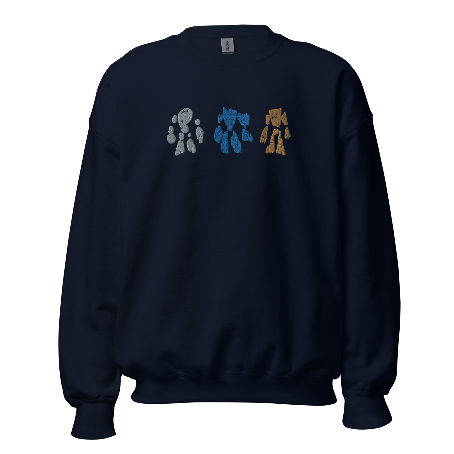 Asherons Ruf besticktes Golem-Sweatshirt