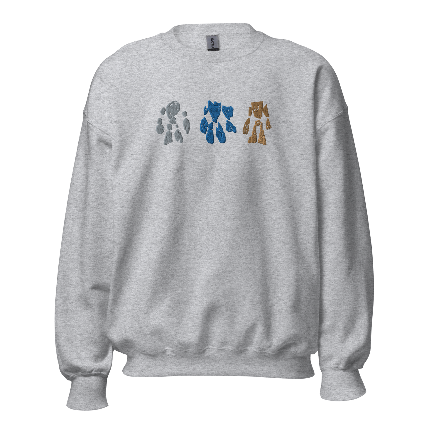 Asherons Ruf besticktes Golem-Sweatshirt