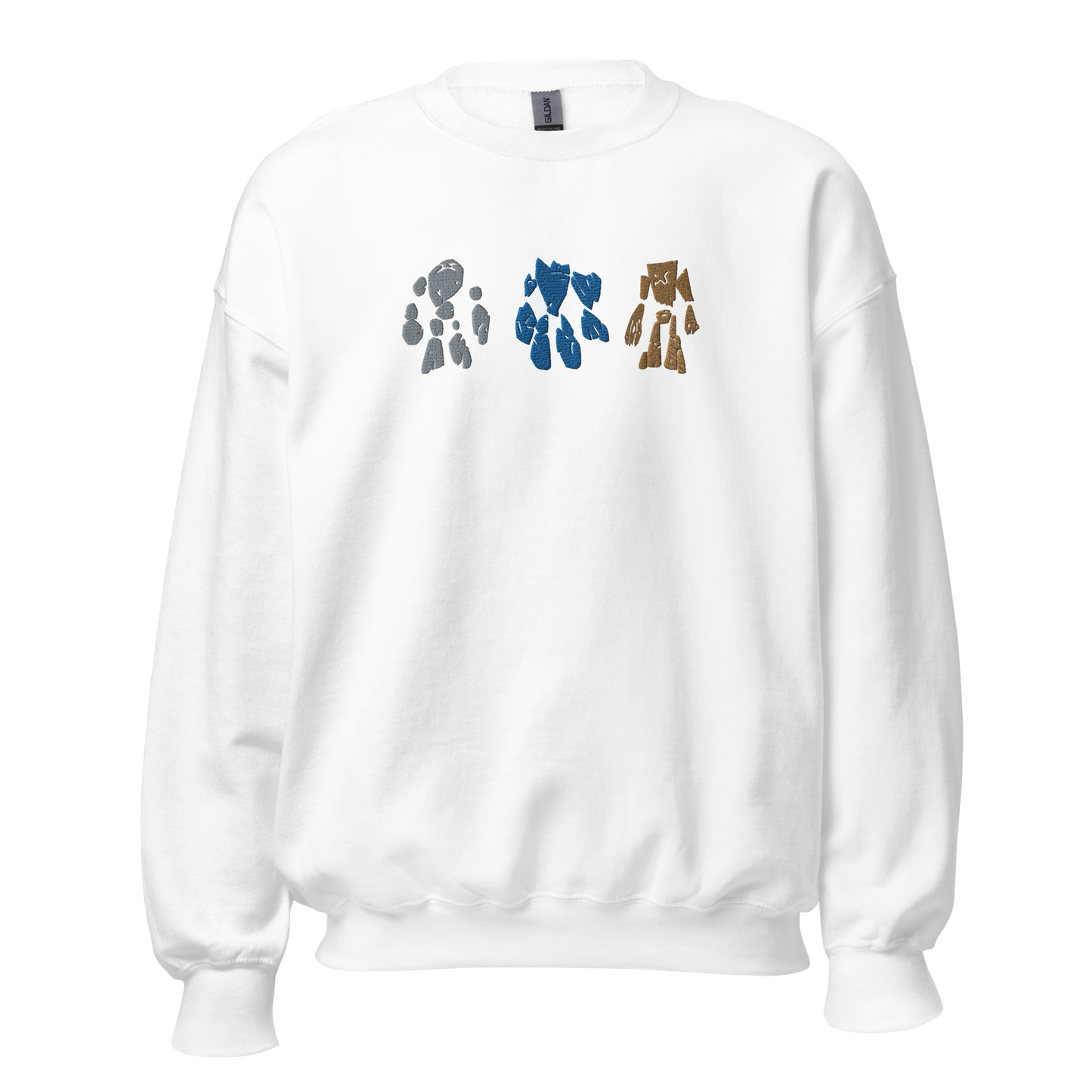 Asherons Ruf besticktes Golem-Sweatshirt