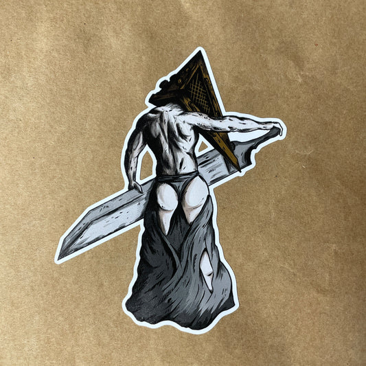 Bollos picantes Pyramid Head Pegatina