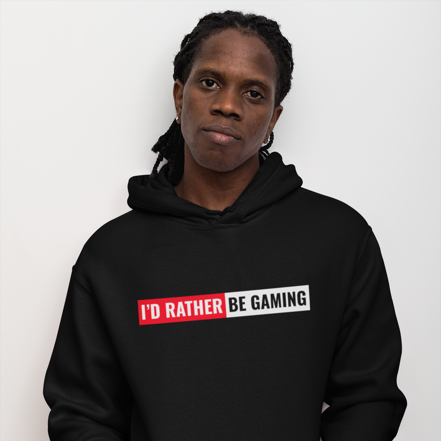 Prefiero estar jugando sudadera con capucha unisex