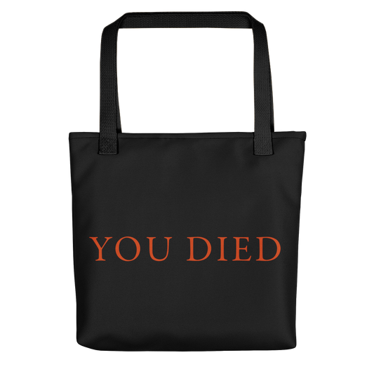 Dark Souls You Died Tragetasche