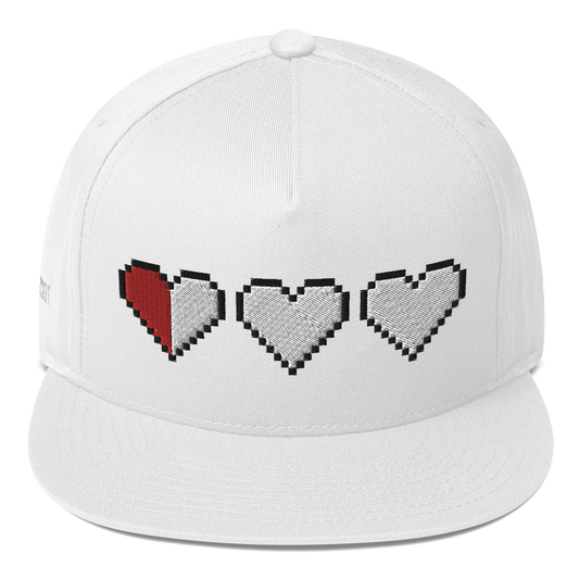5-Panel-Kappe mit leeren Herzen