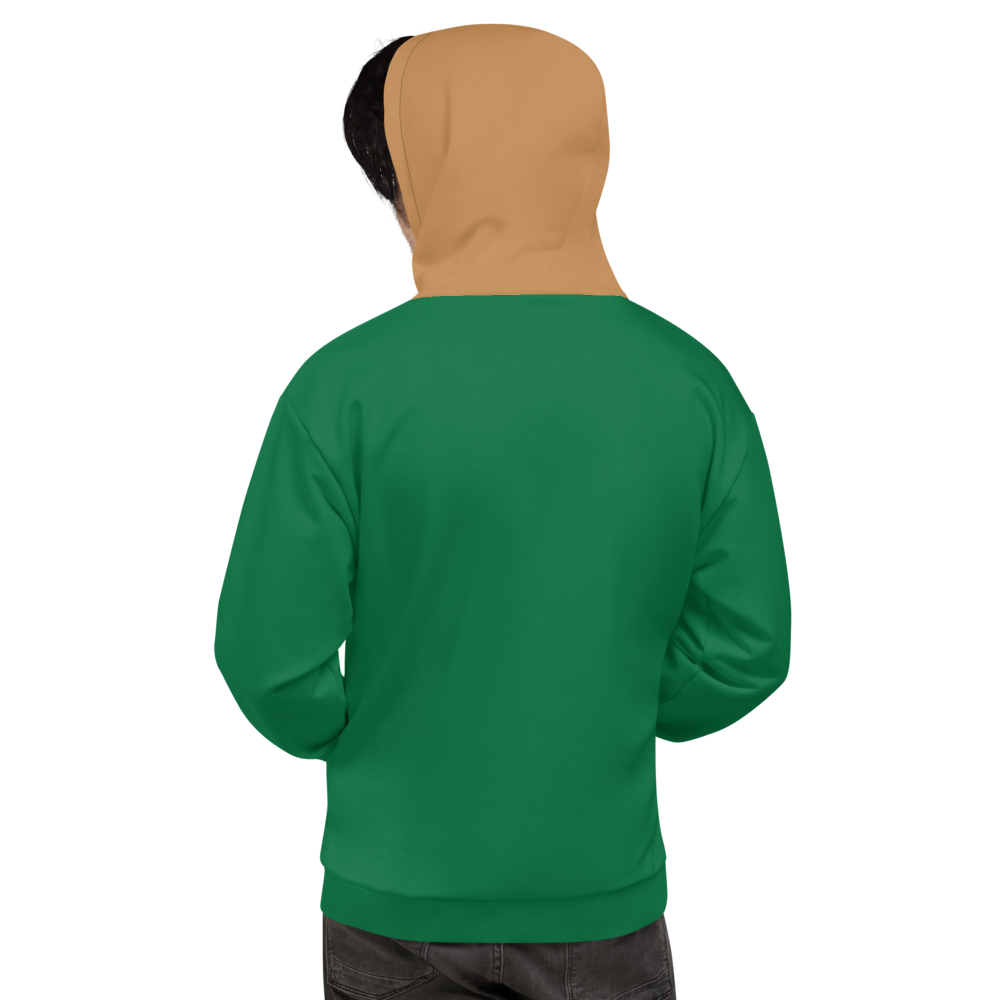 Sudadera con capucha Zelda Pixel Hearts marrón (Unisex)