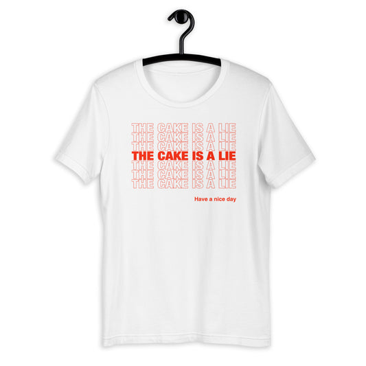 Portal The Cake Is a Lie 2 T-Shirt (Unisex)