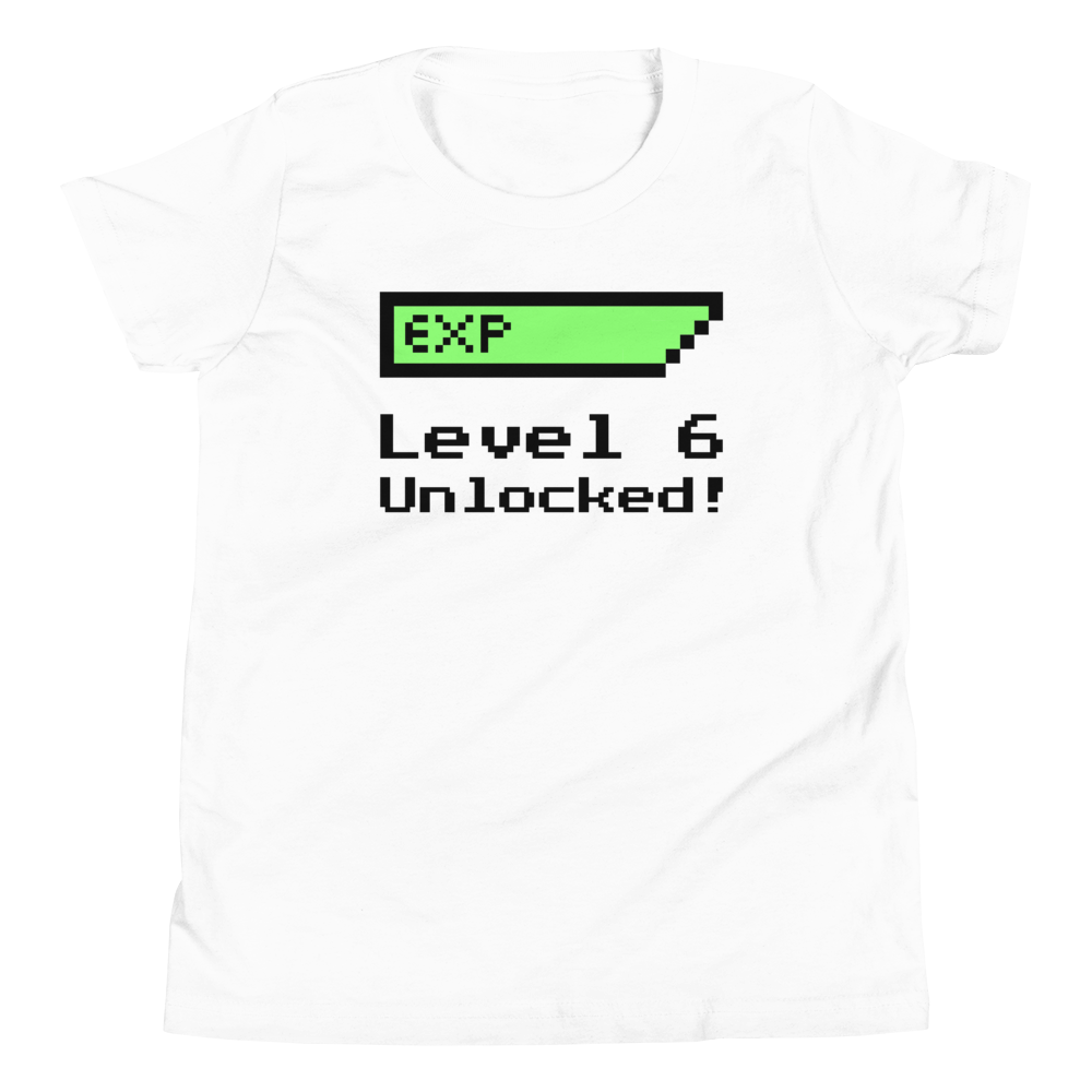 Sixth 6th Birthday Youth T-Shirt (Unisex)