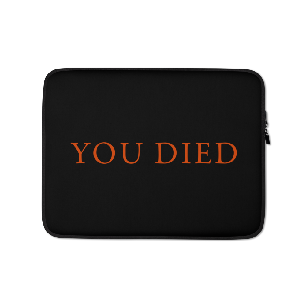 Dark Souls You Died Laptop-Hülle