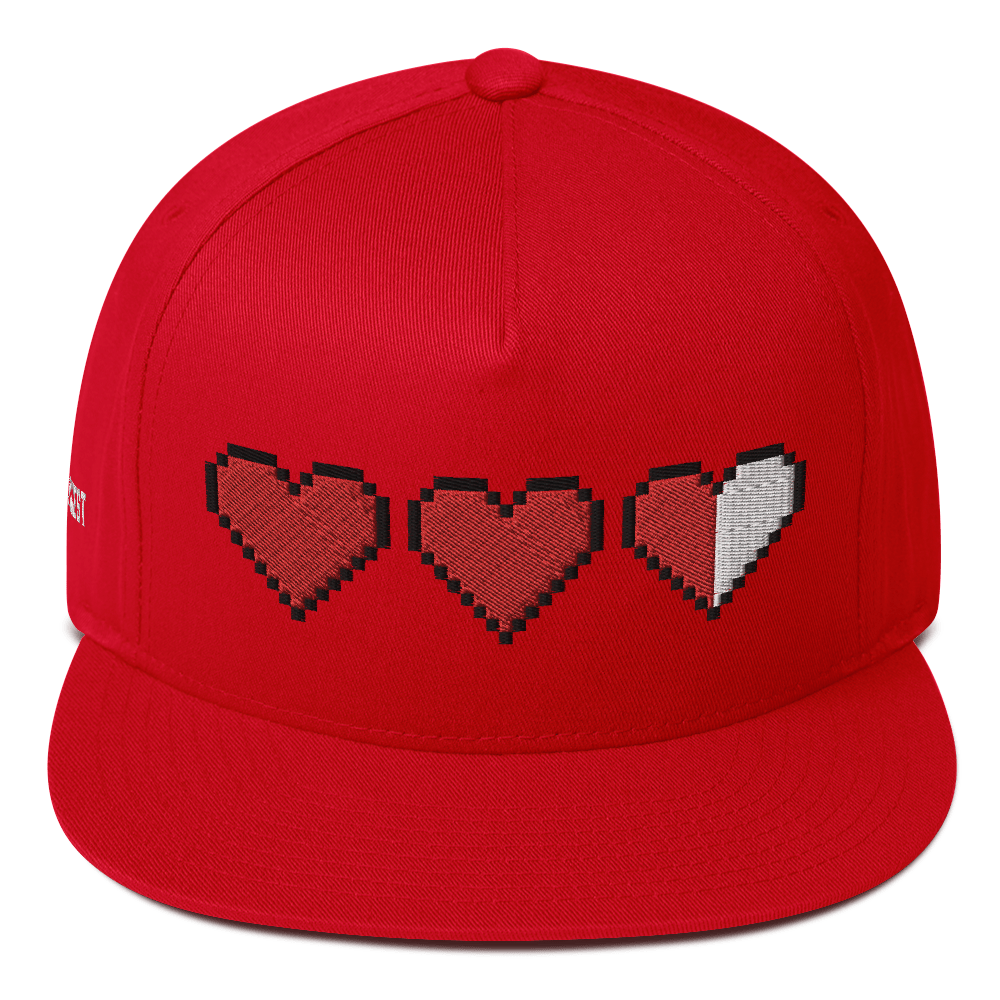 Gorra Zelda Pixel Hearts de 5 paneles