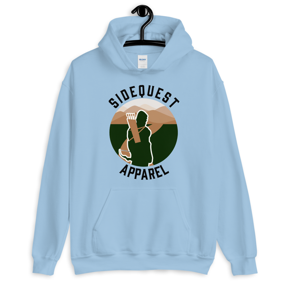 Sudadera con capucha Sidequest - Texto oscuro (Unisex)