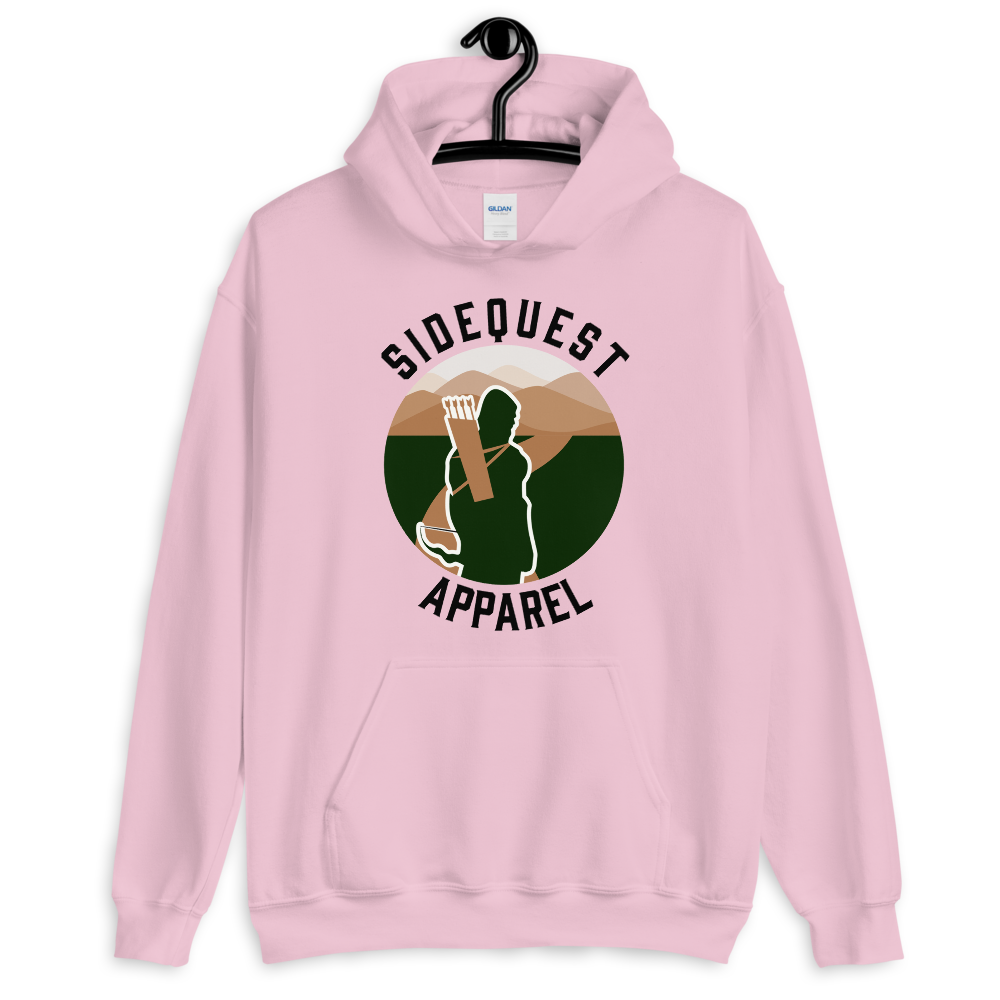 Sudadera con capucha Sidequest - Texto oscuro (Unisex)