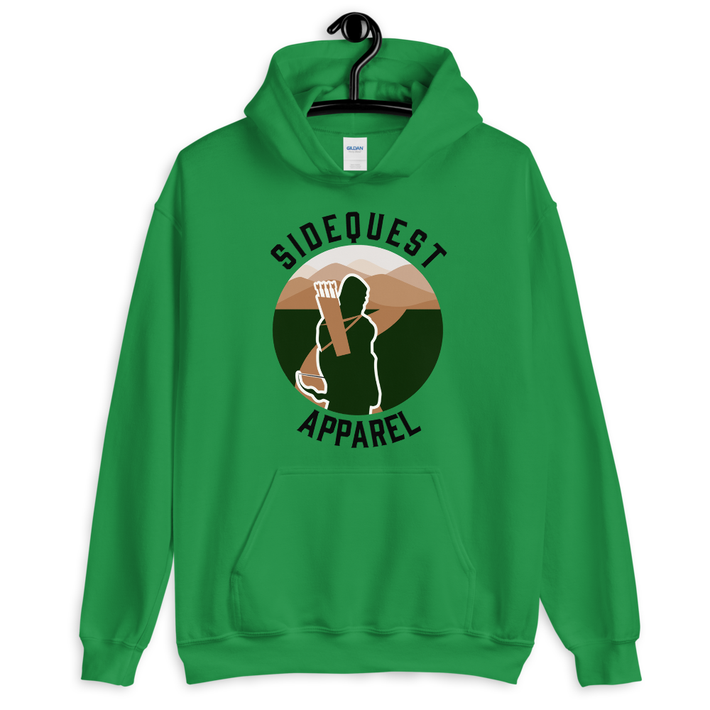 Sudadera con capucha Sidequest - Texto oscuro (Unisex)
