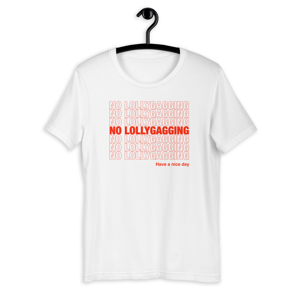 Camisa Skyrim No Lollygagging (Unisex)