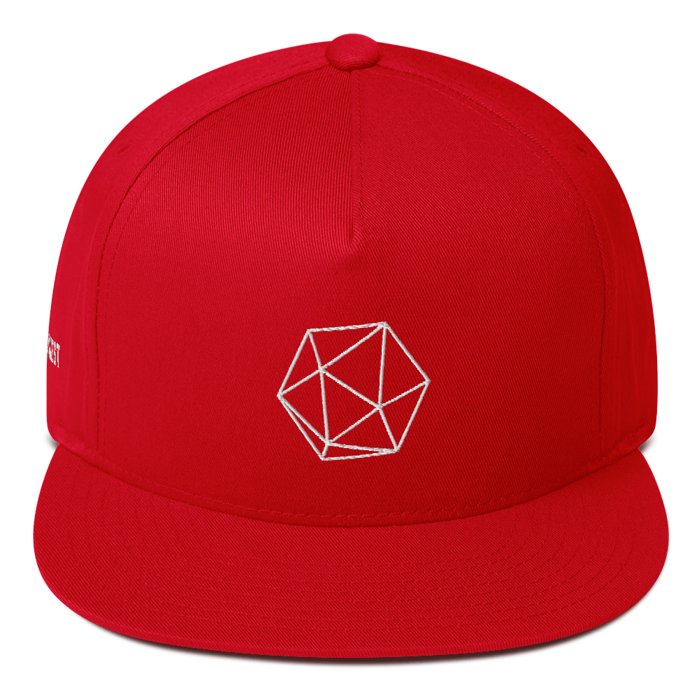 Gorra plana de 5 paneles D20