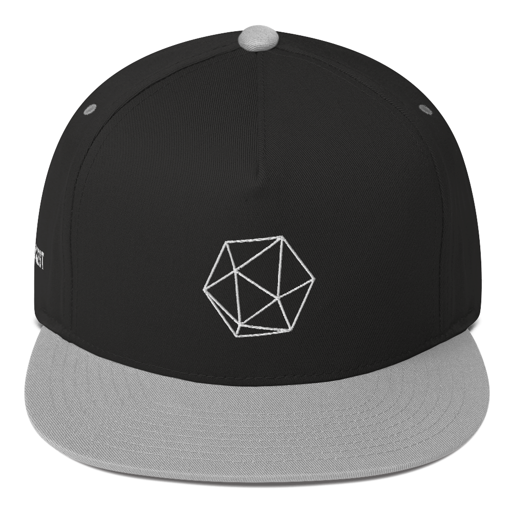 Gorra plana de 5 paneles D20