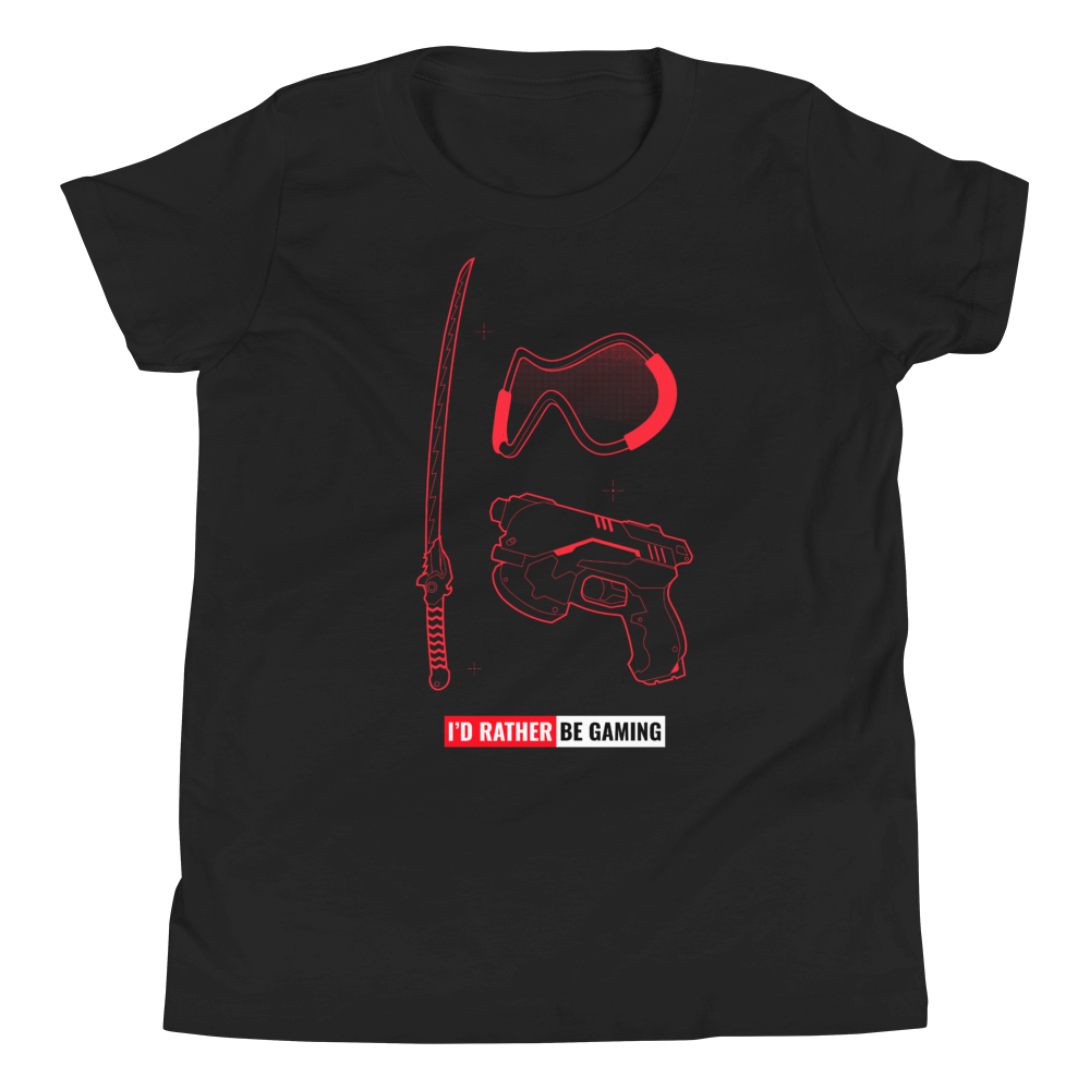 I'd Rather Be Gaming Youth T-Shirt (Unisex)