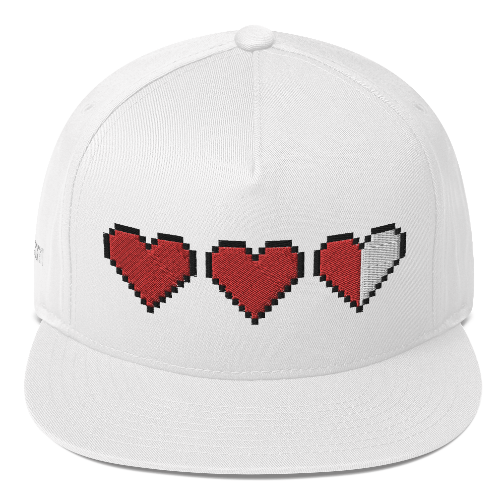 Gorra Zelda Pixel Hearts de 5 paneles
