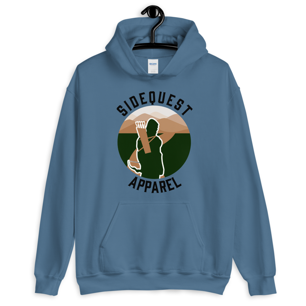 Sudadera con capucha Sidequest - Texto oscuro (Unisex)