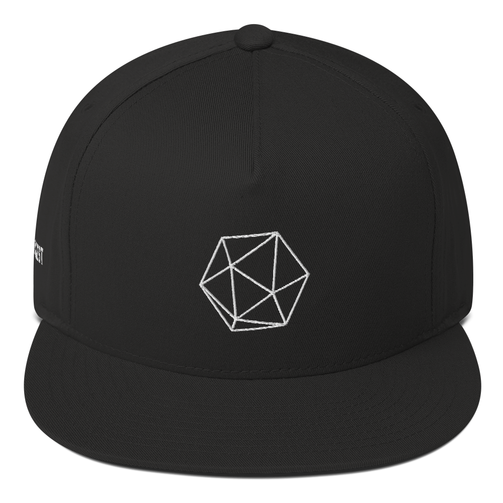 Gorra plana de 5 paneles D20