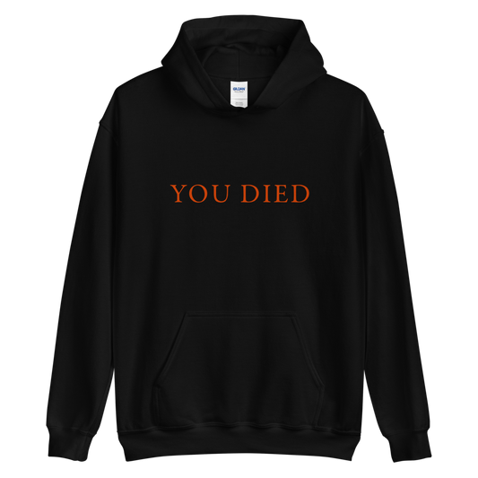 Sudadera con capucha Dark Souls You Died (Unisex)