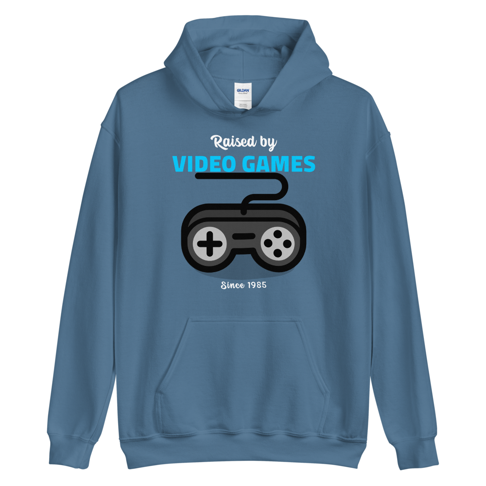 Criado por videojuegos sudadera con capucha unisex