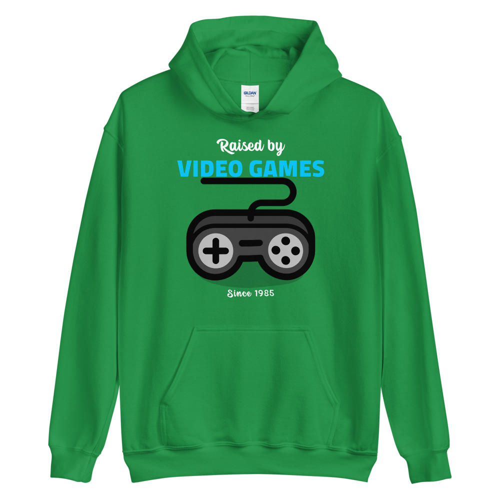 Criado por videojuegos sudadera con capucha unisex