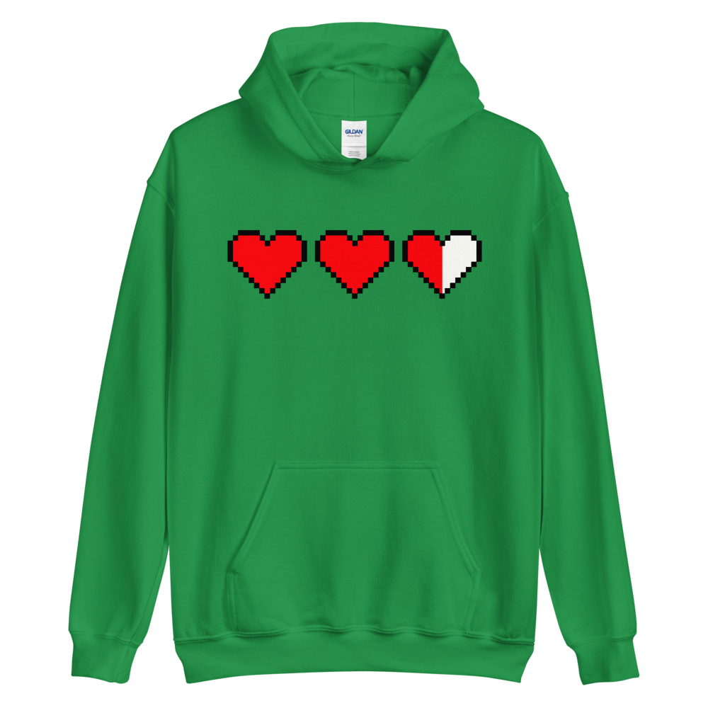 Zelda Pixel Hearts Hoodie (Unisex)