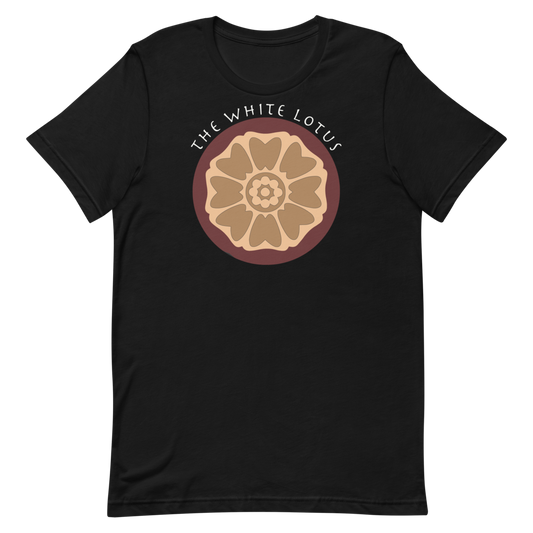 Orden des Weißen Lotus T-Shirt (Schwarz Unisex)
