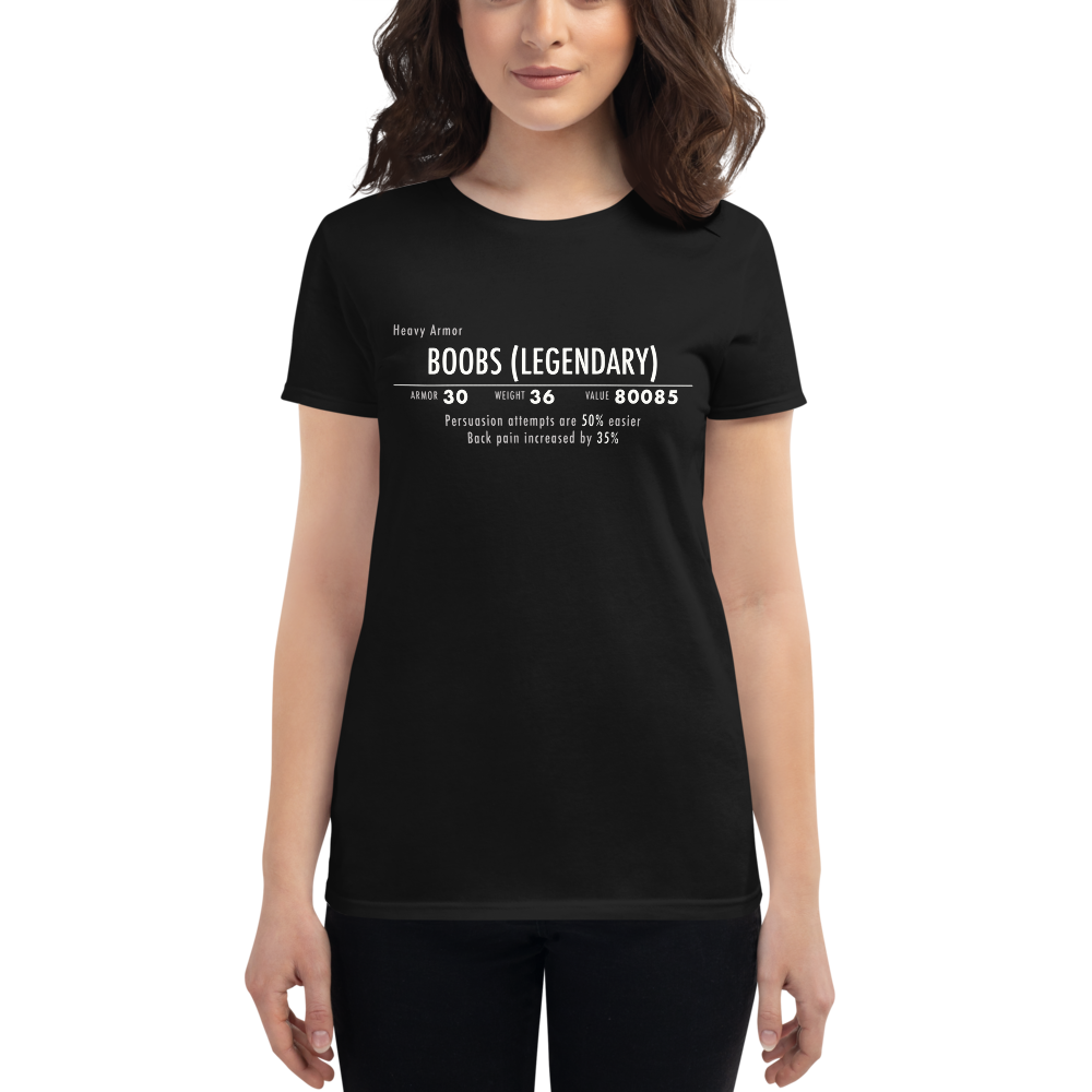 Camiseta Skyrim Tetas legendarias Mujer