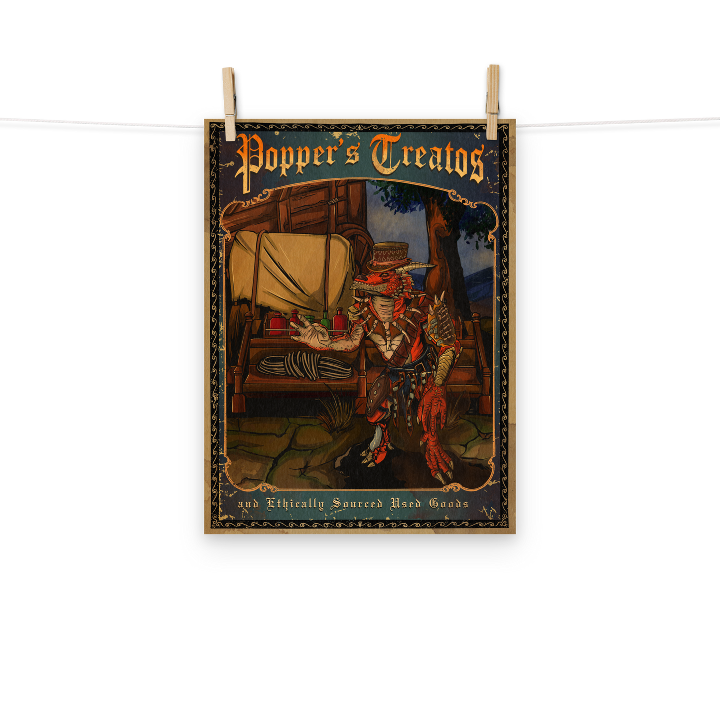 Baldur's Gate 3 Popper Kunstdruck (matt)