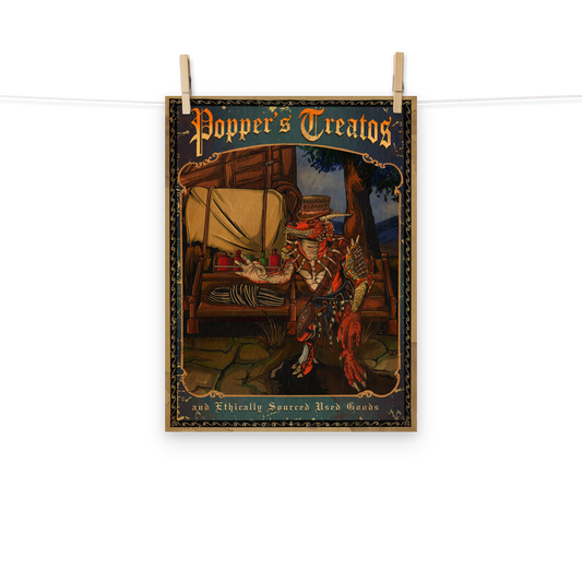 Baldur's Gate 3 Popper Art Print (Mate)