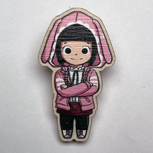 Feng Min Wooden Pin