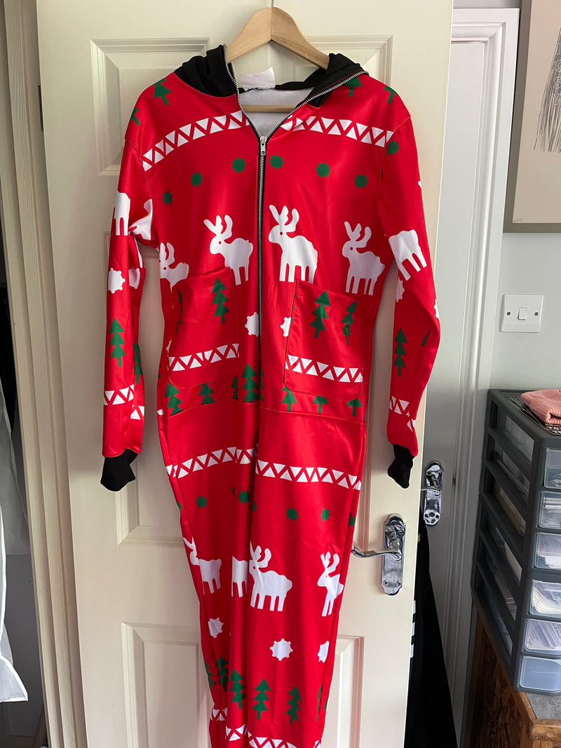 Dead by Daylight Zarina Christmas Onesie (Made to order) โ Sidequest Apparel