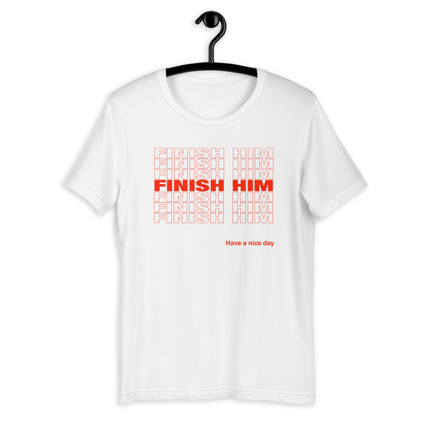 Mortal Kombat Finish Him T-Shirt (Unisex) – Sidequest Apparel