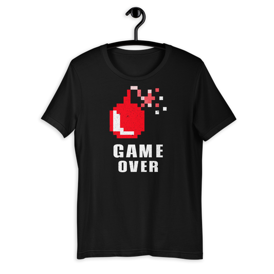 Camiseta Game Over (Unisex)