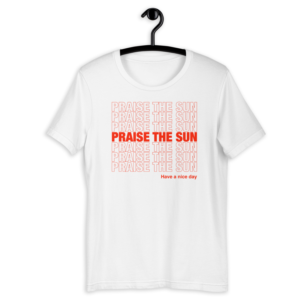 Camiseta Dark Souls Alabado sea el sol (Unisex)