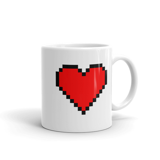 Pixel Heart Mug