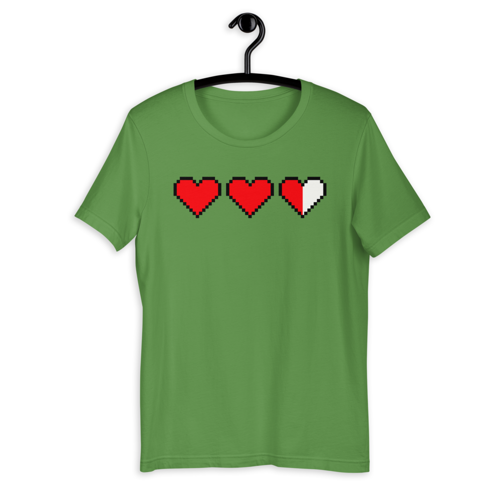 Zelda Pixel Herz Shirt (Unisex)