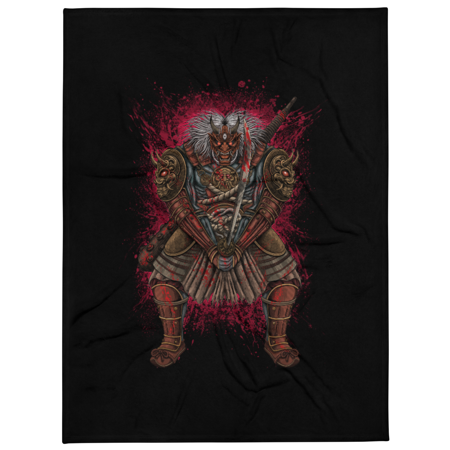 The Oni Throw Blanket