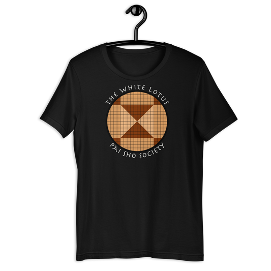 Camiseta de la Sociedad Pai Sho (Negro Unisex)