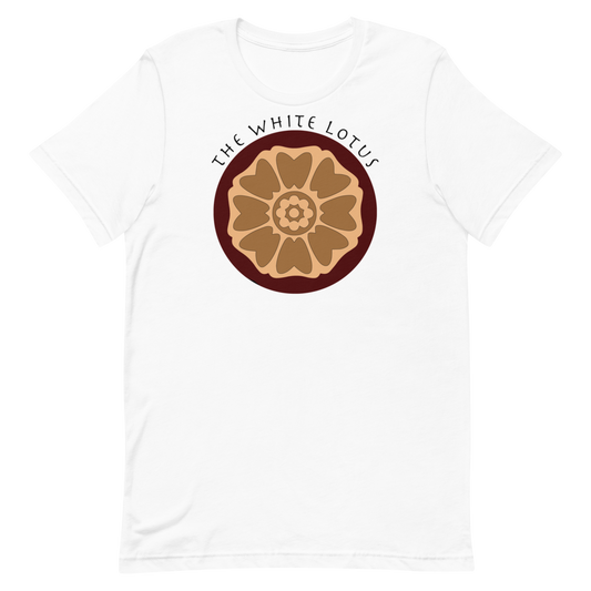 Orden des Weißen Lotus T-Shirt (Weiß Unisex)
