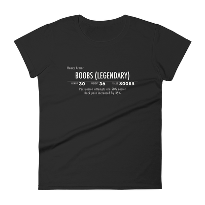Skyrim Legendary Boobs Women's T-Shirt